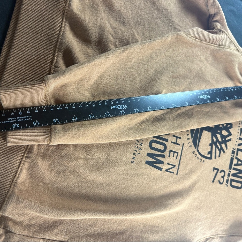 Timberland Tan Sweatshirt with Bold Logo (A286) - Picture 10 of 13